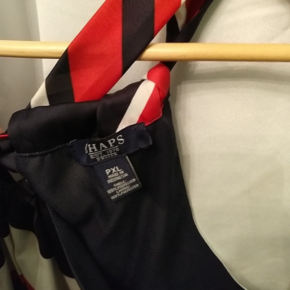 Chaps chevron stripped halter style top - Picture 3 of 4